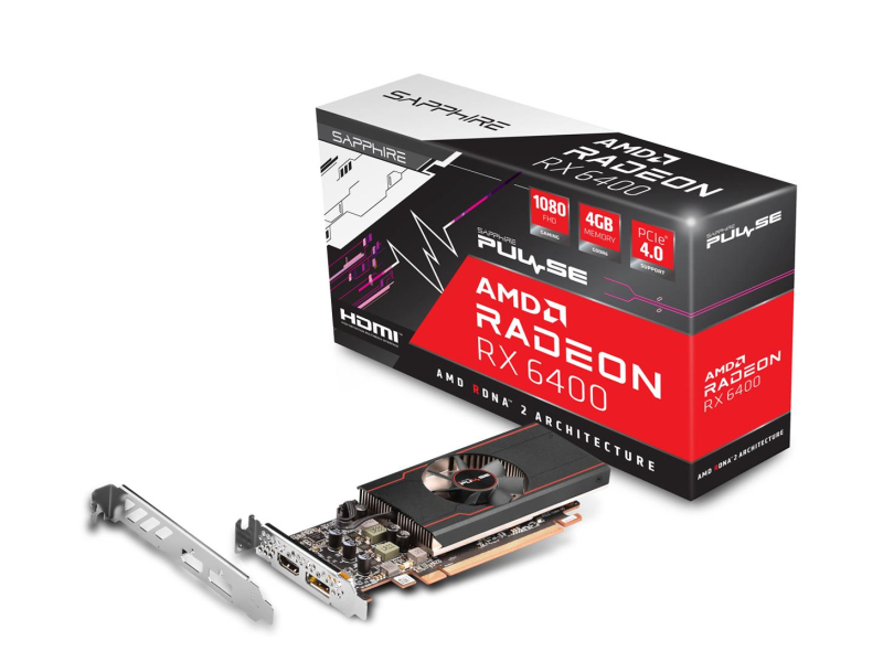 Sapphire Radeon RX 6400 PULSE GAMING 4GB GDDR6